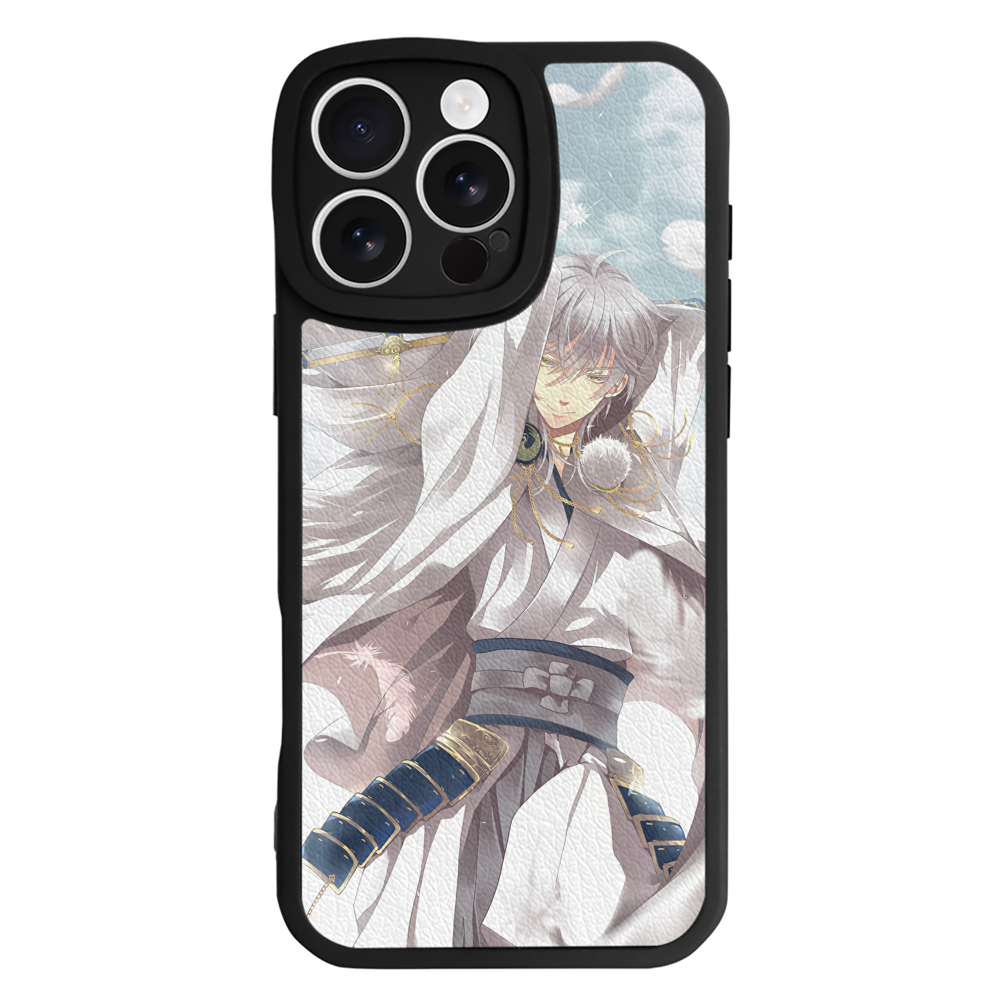 （画像用） 刀剣乱舞 Touken Ranbu 【iPhone 16シリーズ対応】シリコンスマホケース（レザー調） 材質：シリコン